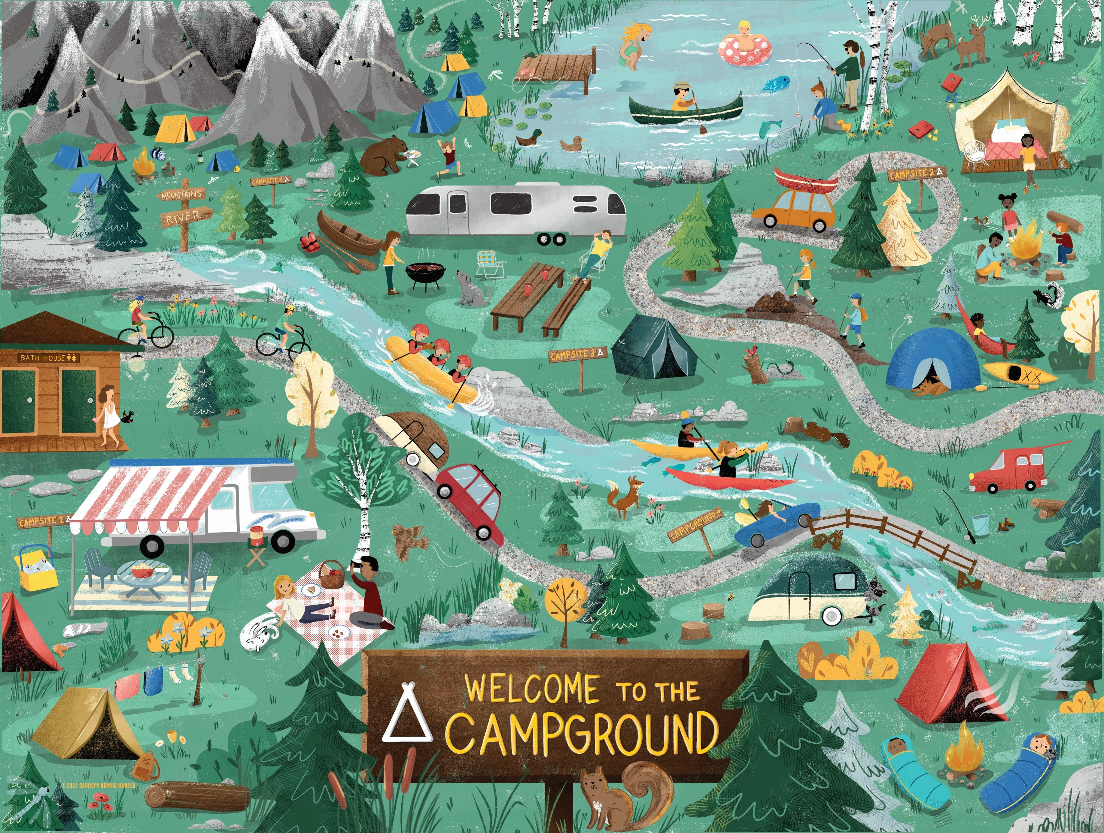 Camping – True South Puzzle Company
