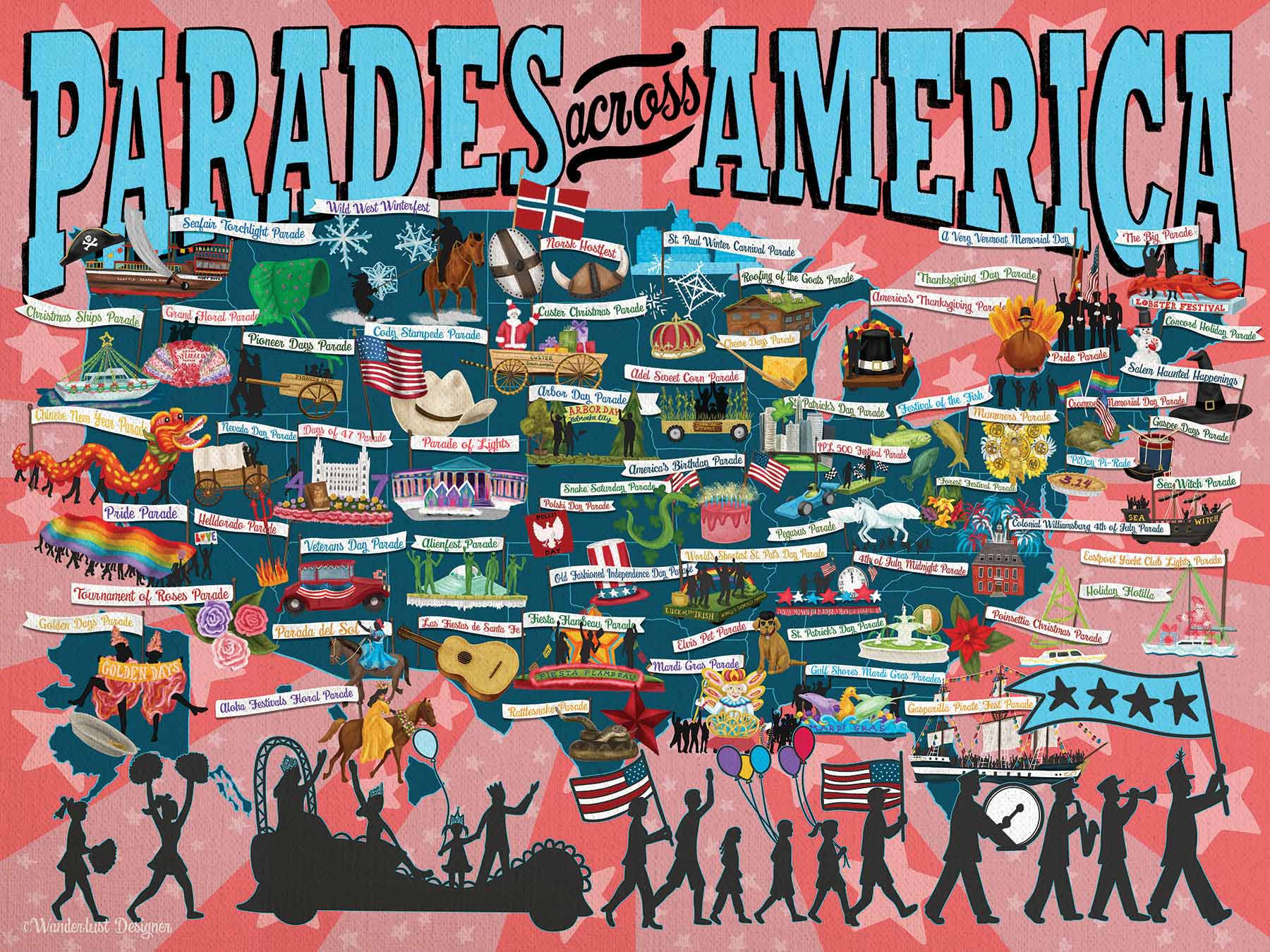 Parades Across America True South Puzzle Company