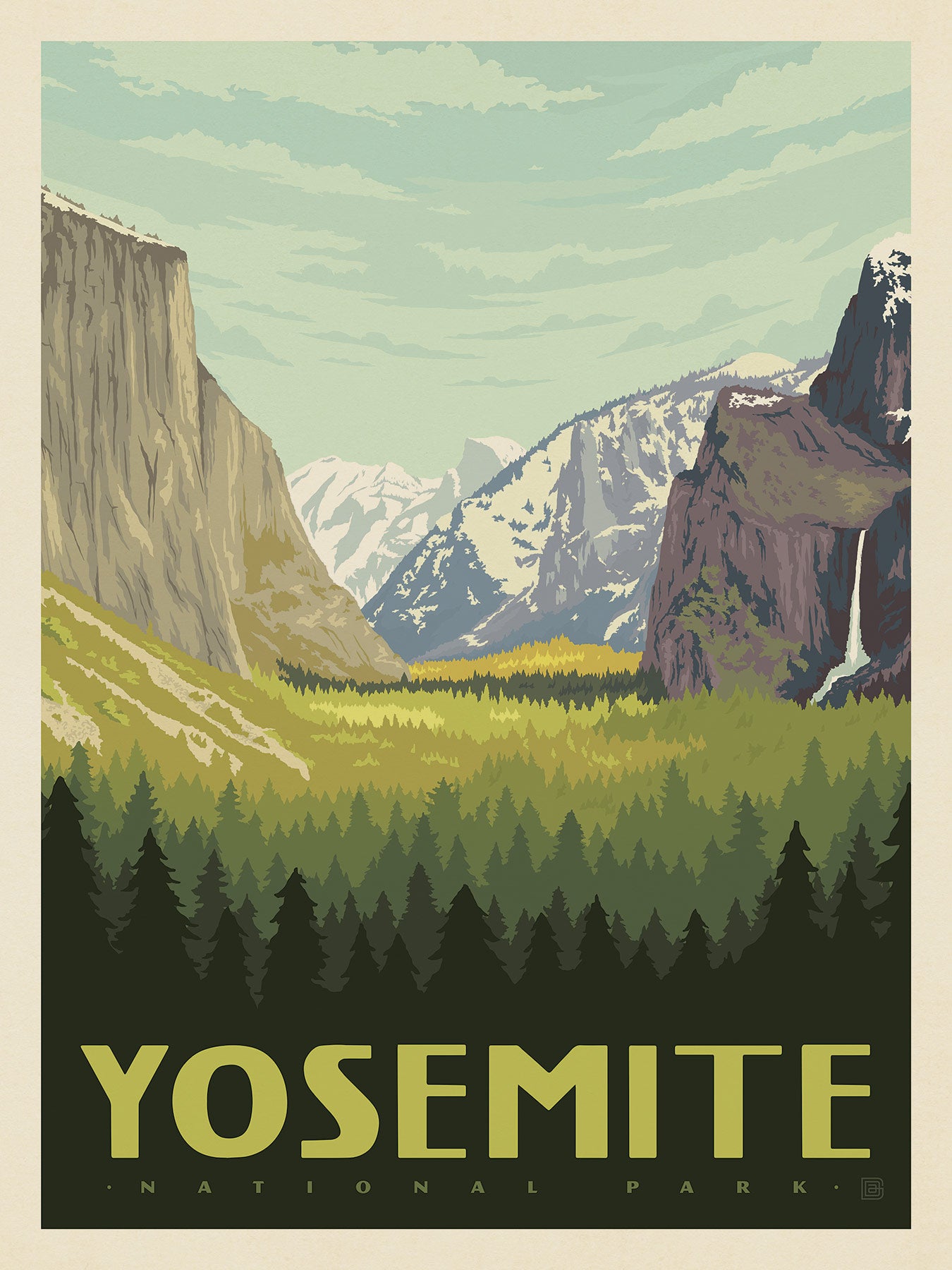 Yosemite Valley True South Puzzle Company