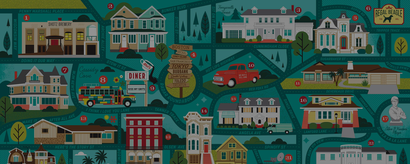 TV & Movie Maps – True South Puzzle Company