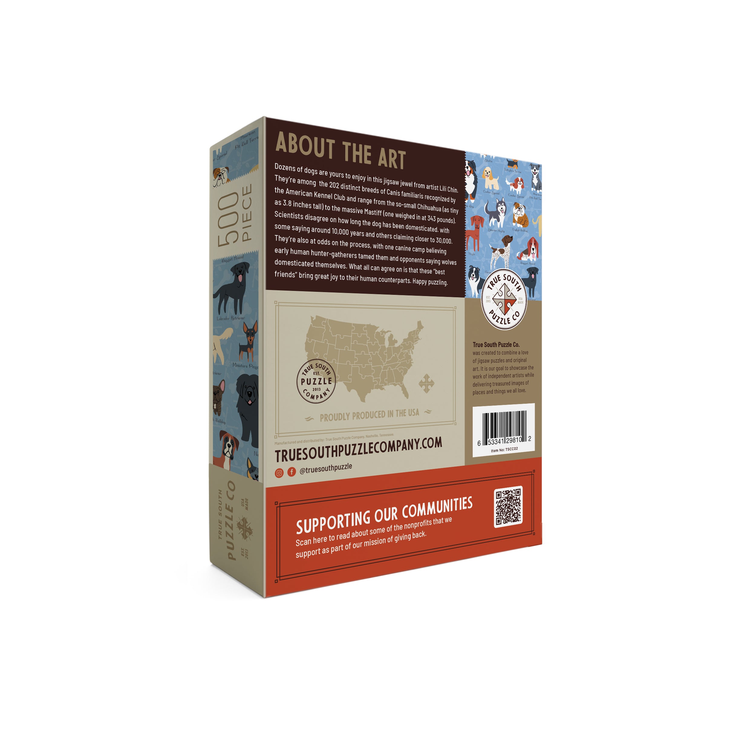 Illustrated Dogs - NEW Packaging! – True South Puzzle Company