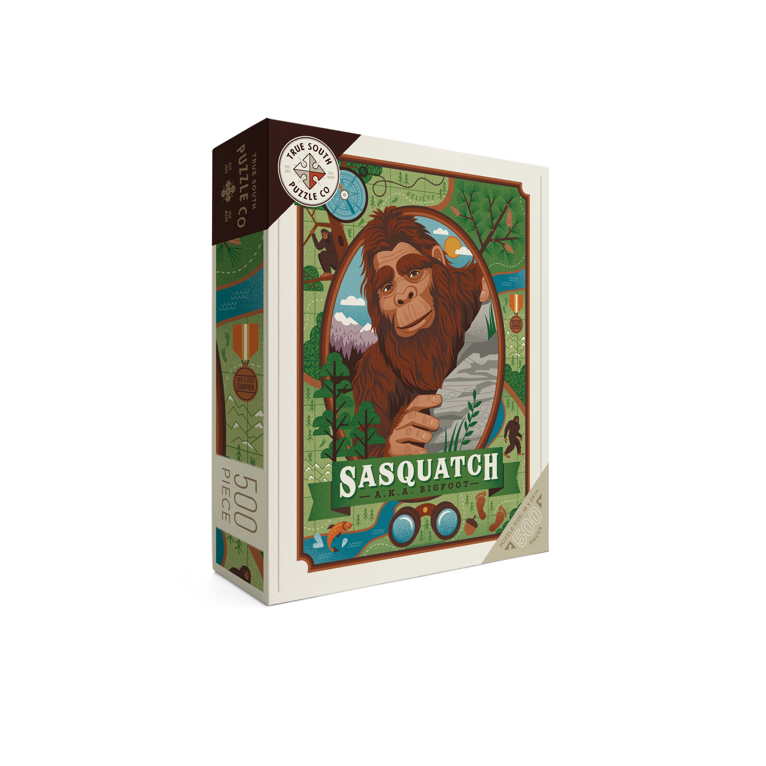 Sasquatch Jigsaw Puzzle – True South Puzzle Company