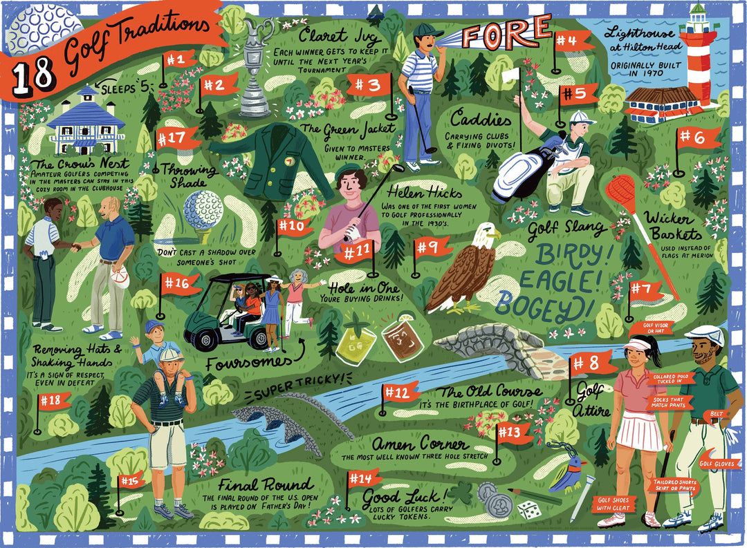 18 Golf Traditions Jigsaw Puzzle