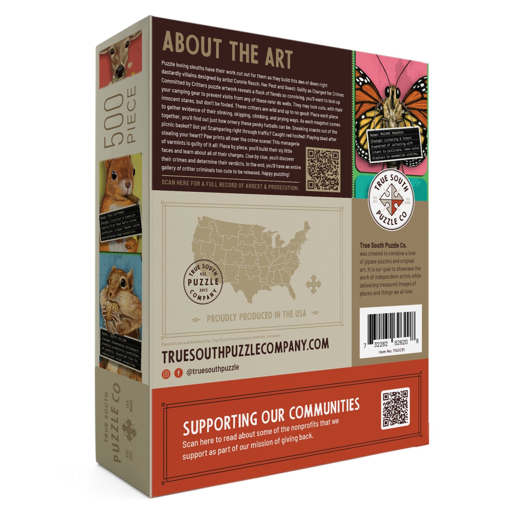 Outdoor Pests And Guests Jigsaw Puzzle – True South Puzzle Company