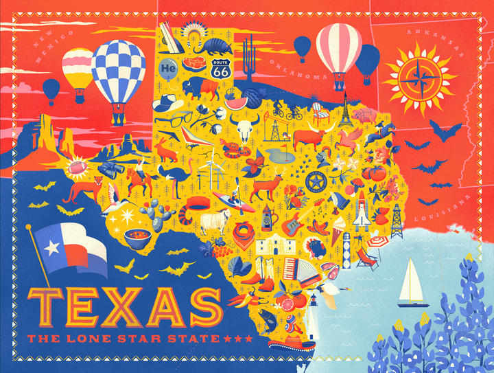 Texas Jigsaw Puzzle