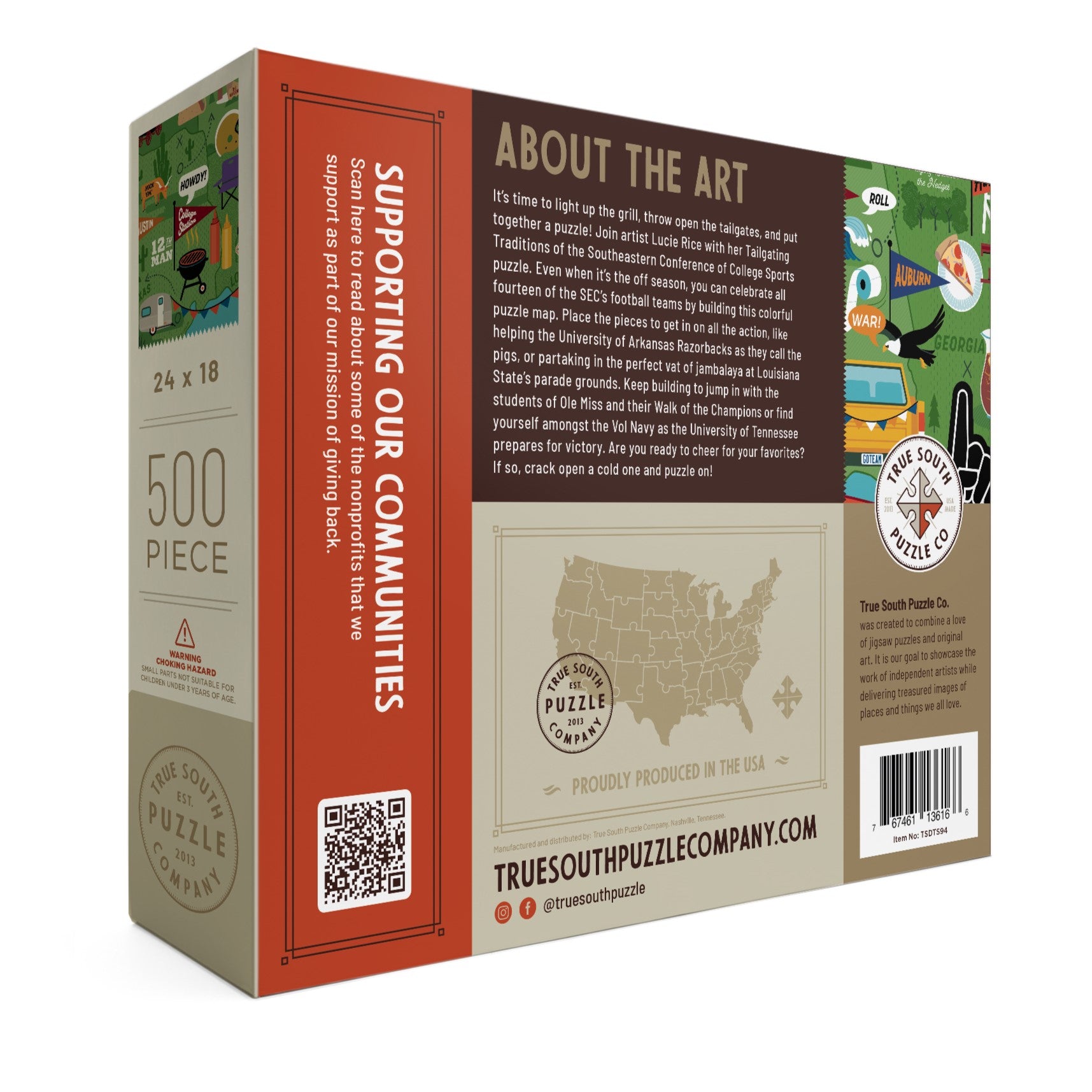 SEC Tailgating – True South Puzzle Company