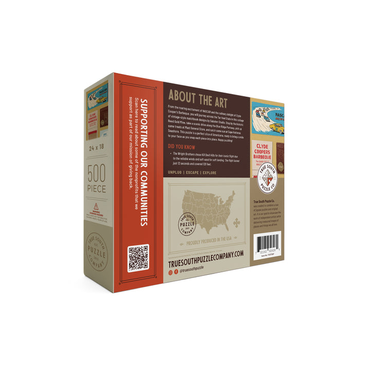 North Carolina State Matchbooks Jigsaw Puzzle