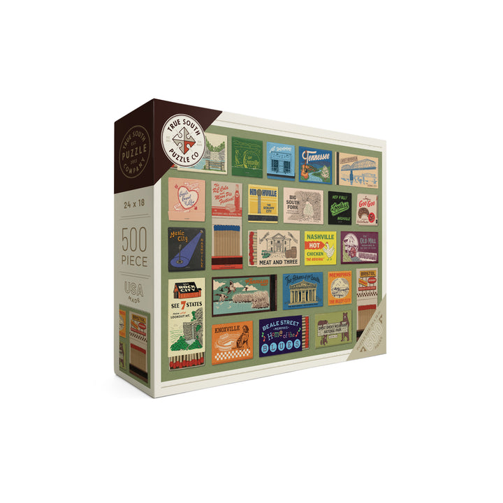 Tennessee State Matchbooks Jigsaw Puzzle