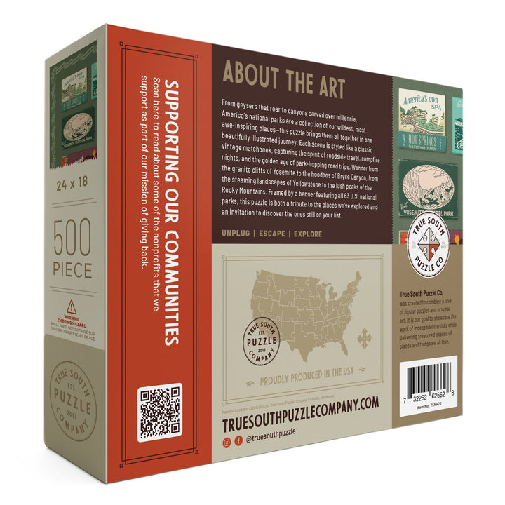 National Parks Matchbooks Jigsaw Puzzle