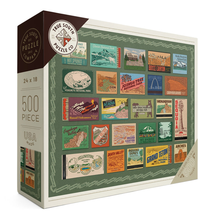 National Parks Matchbooks Jigsaw Puzzle