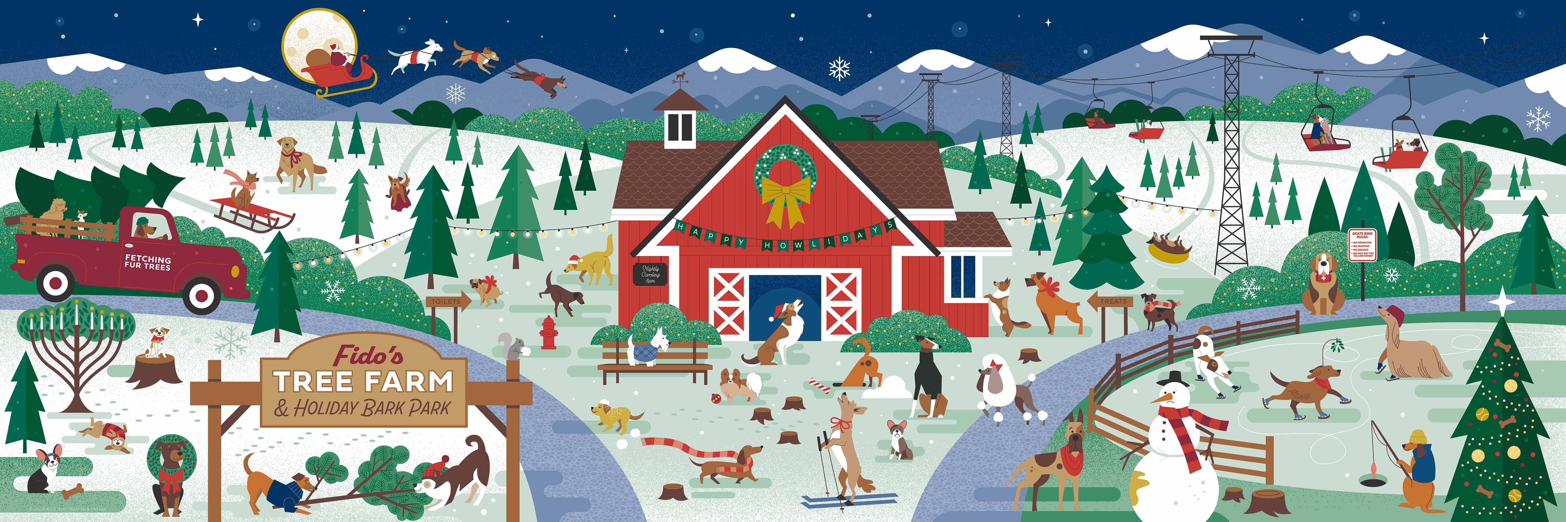 Festive Fido – True South Puzzle Company