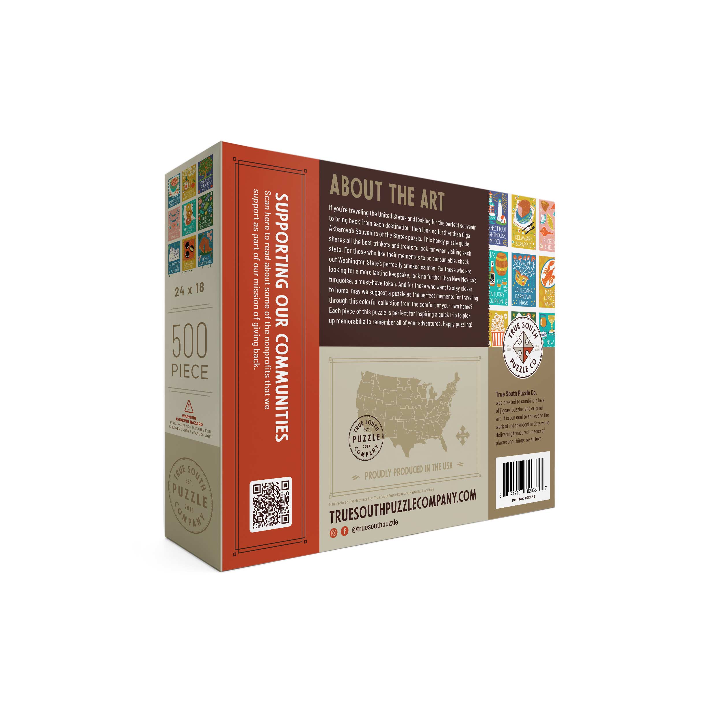 Souvenirs of the States – True South Puzzle Company