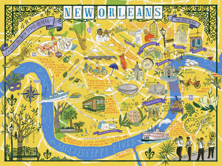NOLA New Orleans Illustrated