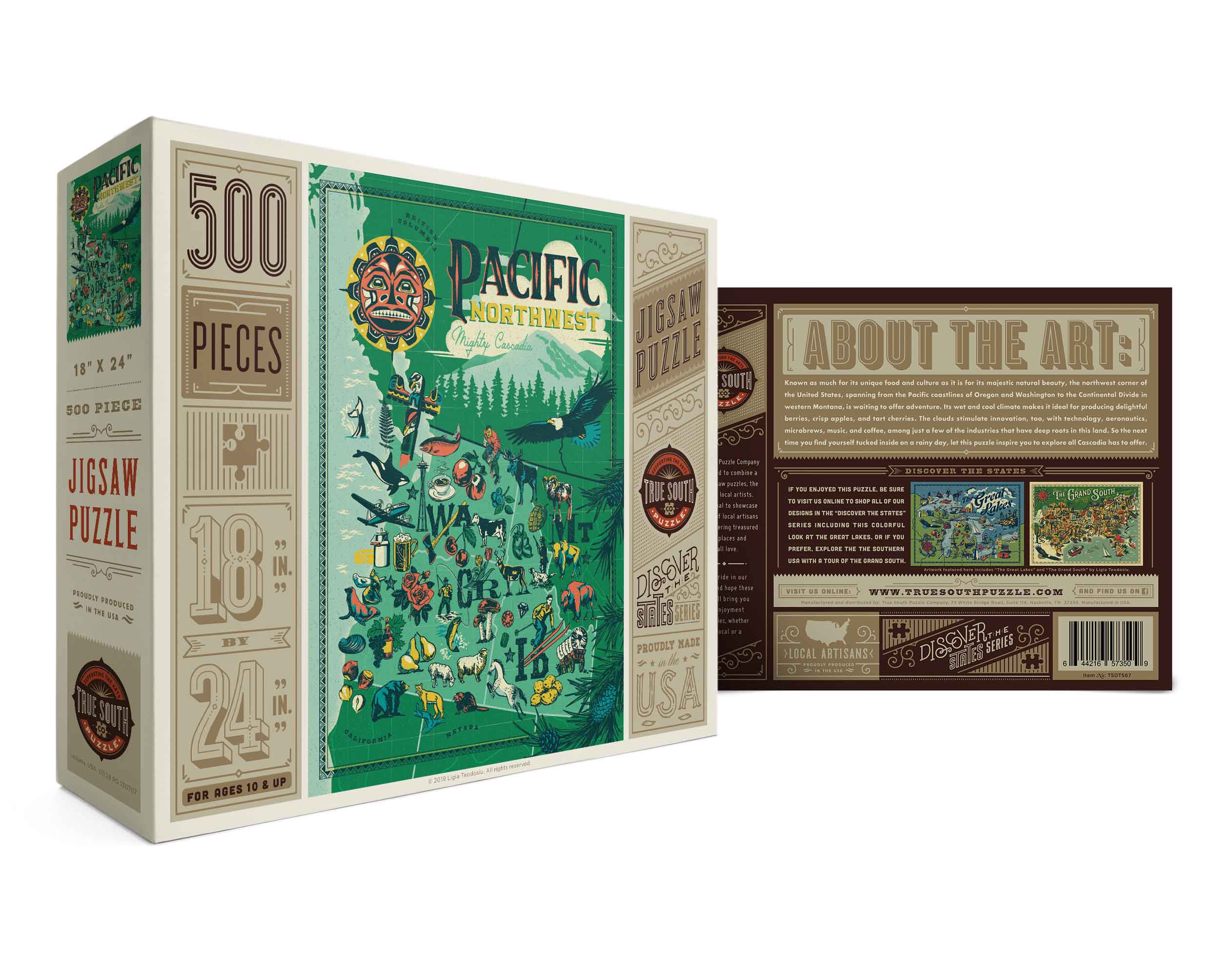 Pacific Northwest Jigsaw Puzzle – True South Puzzle Company