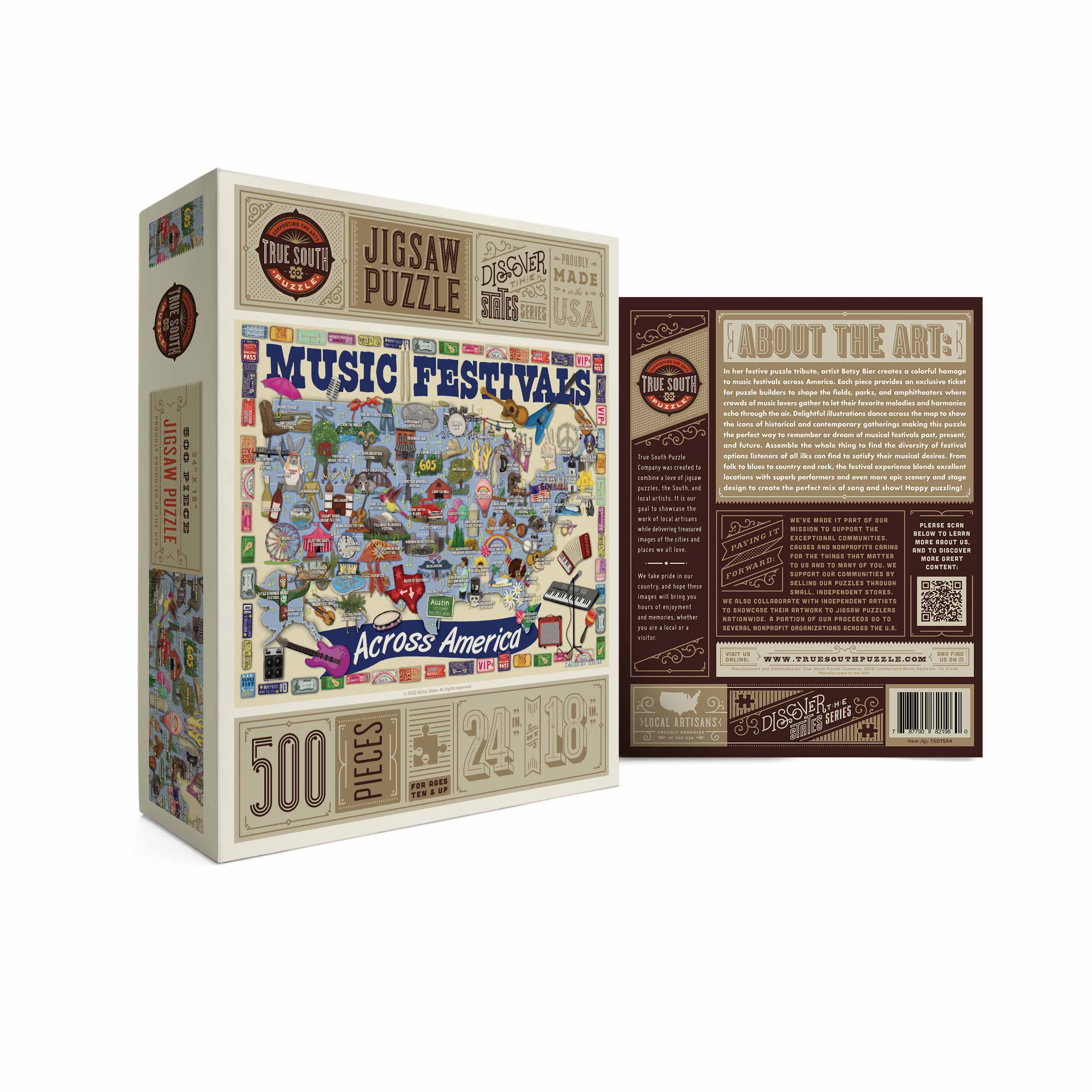 Music Festivals Across America – True South Puzzle Company